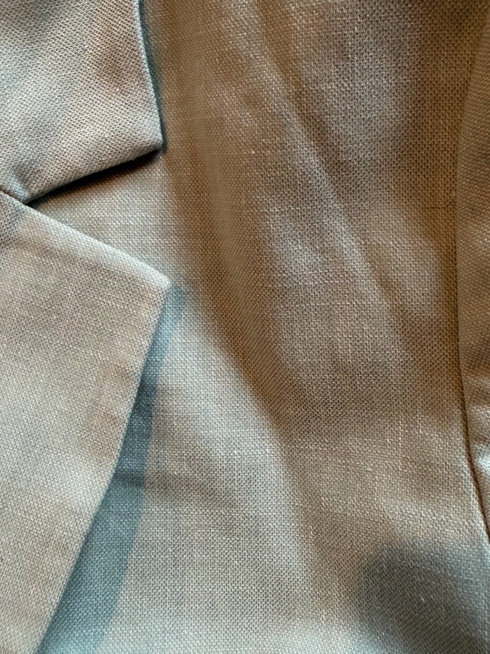 H&M Light Blue/Green Women's Relaxed Tailored Blazer - 3/4 Sleeve 2XL - Picture 4 of 5